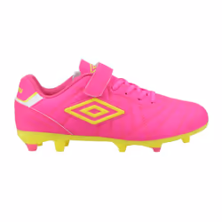 Umbro Childrens/Kids Speciali Liga Firm Leather Football Boots - 12 UK Child, Hot Pink