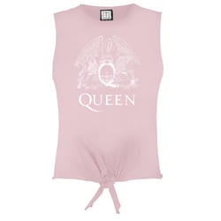 Amplified Womens/Ladies Queen Sleeveless Crop Top - XL, Pink