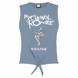 Amplified Womens/Ladies My Chemical Romance Sleeveless Crop Top - XL, Strange Blue