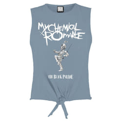 Amplified Womens/Ladies My Chemical Romance Sleeveless Crop Top - XL, Strange Blue