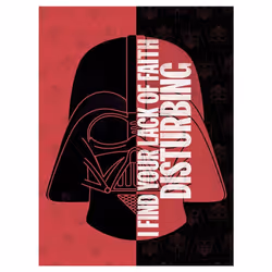 Star Wars Half Quote Canvas Print