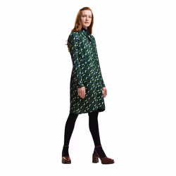 Regatta Womens/Ladies Orla Kiely Leaf Print Dress - 10 UK, Shadow Elm Emerald