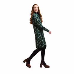 Regatta Womens/Ladies Orla Kiely Leaf Print Dress - 10 UK, Shadow Elm Emerald