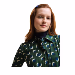 Regatta Womens/Ladies Orla Kiely Leaf Print Dress - 10 UK, Shadow Elm Emerald