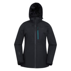 Mountain Warehouse Womens/Ladies Rainforest II Extreme Waterproof Jacket - 12 UK, Jet Black