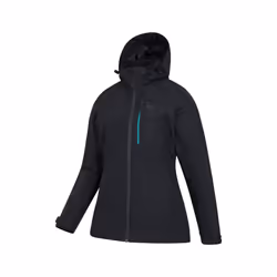 Mountain Warehouse Womens/Ladies Rainforest II Extreme Waterproof Jacket - 12 UK, Jet Black