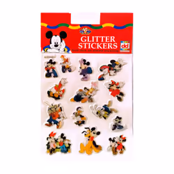 Disney Glitter Cartoon Character Stickers