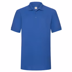 Fruit of the Loom Mens 65/35 Heavyweight Polo Shirt - S, Royal Blue