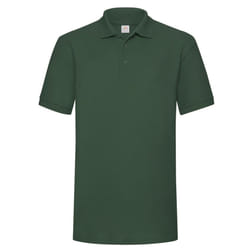 Fruit of the Loom Mens 65/35 Heavyweight Polo Shirt - 3XL, Bottle Green