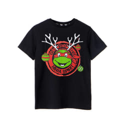Teenage Mutant Ninja Turtles Boys Get Into The Ninja Spirit T-Shirt - 13-14 Years, Black