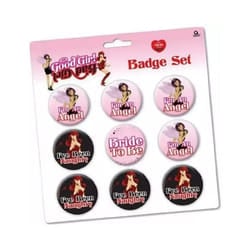 Amscan Good Girl/Bad Girl Badge Set (Pack of 9)