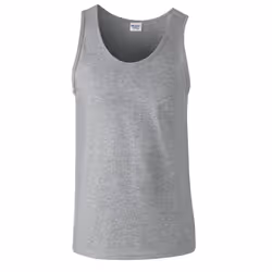 Gildan Mens Softstyle Tank Top - S, Sports Grey