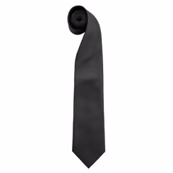 Premier Mens Colours Fashion Tie - One Size, Black