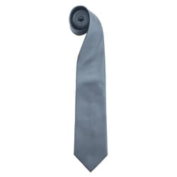 Premier Mens Colours Fashion Tie - One Size, Grey