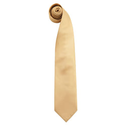 Premier Mens Colours Fashion Tie - One Size, Gold