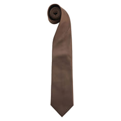 Premier Mens Colours Fashion Tie - One Size, Brown