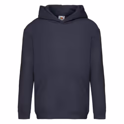 Fruit of the Loom Childrens/Kids Premium Hooded Sweatshirt - 12-13 Years, Deep Navy
