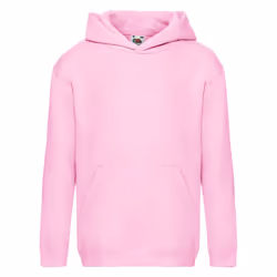 Fruit of the Loom Childrens/Kids Premium Hooded Sweatshirt - 12-13 Years, Light Pink