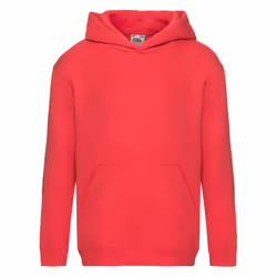 Fruit of the Loom Childrens/Kids Premium Hooded Sweatshirt - 12-13 Years, Red