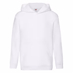 Fruit of the Loom Childrens/Kids Premium Hooded Sweatshirt - 9-11 Years, White