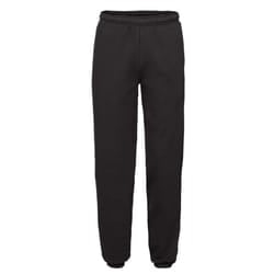 Fruit of the Loom Unisex Adult Premium Jogging Bottoms - S, Black