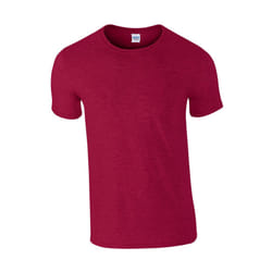 Gildan Unisex Adult T-Shirt - S, Antique Cherry Red