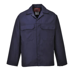 Portwest Mens Bizweld Flame Resistant Jacket - M, Navy