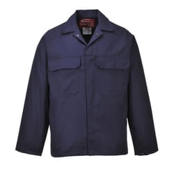 Portwest Mens Bizweld Flame Resistant Jacket - S, Navy
