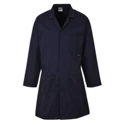 Portwest Unisex Adult Lab Coat - M, Navy