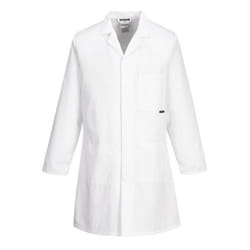 Portwest Unisex Adult Lab Coat - M, White