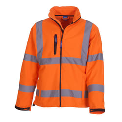 Yoko Unisex Adult High-Vis Soft Shell Jacket - XL, Orange