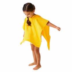Regatta Childrens/Kids Pebbles The Duck Hooded Towel - 4-6 Years, Sunbeam