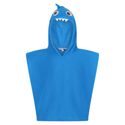 Regatta Childrens/Kids Bubbles The Shark Hooded Towel - 1-3 Years, Hawaiian Blue