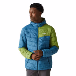 Regatta Mens Hillpack II Colour Block Padded Jacket - XL, Moroccan Blue/Piquant Green