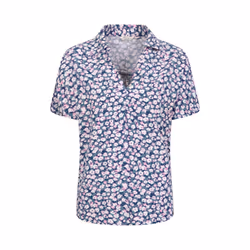 Mountain Warehouse Womens/Ladies Valleta Floral Short-Sleeved Shirt - 16 UK, Grey