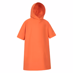Mountain Warehouse Childrens/Kids Lagoon Microfibre Hooded Towel - S, Orange