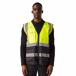 Regatta Mens Pro Executive Hi-Vis Vest - XXL, Yellow/Black