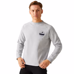 Regatta Mens Nithsdale Mountain Crew Neck Crop Sweatshirt