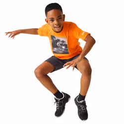 Regatta Childrens/Kids Alvardo VIII Skateboard T-Shirt - 3-4 Years, Persimmon