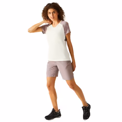 Regatta Womens/Ladies Emera T-Shirt - 8 UK, White/Heather