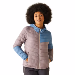 Regatta Womens/Ladies Hillpack II Hooded Padded Jacket - 18 UK, Heather/Coronet Blue