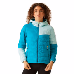 Regatta Womens/Ladies Hillpack II Hooded Padded Jacket - 10 UK, Tahoe Blue/Bleached Aqua