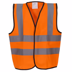 Yoko Childrens/Kids Hi-Vis Waistcoat - S, Orange