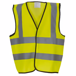 Yoko Childrens/Kids Hi-Vis Waistcoat - L, Yellow