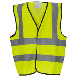 Yoko Childrens/Kids Hi-Vis Waistcoat - L, Yellow