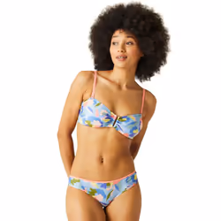 Regatta Womens/Ladies Aceana III Abstract Floral Bikini Top - 16 UK, Blue