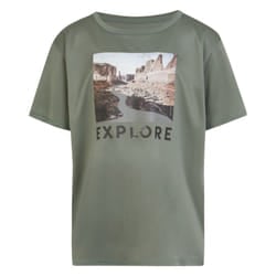 Regatta Childrens/Kids Alvardo VIII Explore Landscape T-Shirt - 3-4 Years, Agave Green