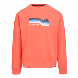 Regatta Mens Nithsdale Crew Neck Sweatshirt - XXL, Red Sky