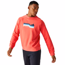 Regatta Mens Nithsdale Crew Neck Sweatshirt - XXL, Red Sky