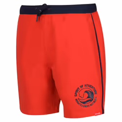 Regatta Mens Bentham Swim Shorts - M, High Risk Red/Navy
